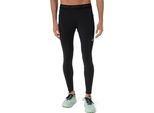 Lauftights ASICS "ROAD TIGHT", Herren, Gr. M, N-Gr, schwarz (performance schwarz), Obermaterial: 78% Polyester, 22% Elasthan, Hosen, für verschiedene Jahreszeiten, sportlicher Stil, mit drei Taschen