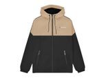 Lambretta Heren SS26 jas met contrasterend paneel (Zwart/Cashew)