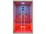 Infrarotkabine Ruby 2 in Braun ca. 120x195x100cm