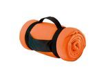 SOLS Stavenger Plaid Deken van Fleece (Helder oranje)