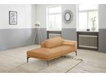 Ottomane EGOITALIANO "Masu, Design trifft super Sitzkomfort, mit toller Detailverarbeitung", braun (tan), B:182cm H:95cm T:97cm, Leder NUVOLE (Echtes Rindsleder). Halbnatürliches, halbnarbiges Rindsleder mit einer natürlichen Körnung von 1, 2 bis 1, 4 mm. Dieses Leder hat eine weiche, wachsartige Haptik mit mattem Aussehen und einem Wolkeneffekt. Es handelt sich um ein Naturleder, das die ursprüng