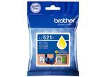 BROTHER Tintenpatrone "LC521Y", blau (gelb), Tintenpatronen, Tintenpatrone