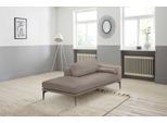 Ottomane EGOITALIANO "Masu, Design trifft super Sitzkomfort, mit toller Detailverarbeitung", beige (safari), B:182cm H:95cm T:97cm, Leder »BULL« (echtes Rindsleder). Geschliffenes, pigmentiertes und behandeltes Rindsleder mit einer Dicke von 1, 3-1, 5 mm. Dieses Leder zeigt eine ziemlich weiche Hand mit einem halb undurchsichtigen Aussehen. Es handelt sich um ein geschütztes Leder. Eine leichte De