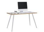 Schreibtisch VCM "Schreibtisch Bürotisch Computertisch Salia 110x80", braun (weiß, honig, eiche), B:110cm T:80cm, Tische, Schreibtisch