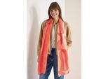 Halstuch CECIL, Damen, Gr. onesize, cherry tomato orange, Stoff, 100% Polyester, gemustert, Modetücher, mit grafischem Muster