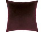 Dekokissen "Soul" Gr. 1, rot (dunkelrot, rot, beere, unifarben), B:44cm H:0,5cm L:44cm, Polyester, SCHÖNER WOHNEN-KOLLEKTION, Dekokissen_Sitzkissen_Kissenhüllen, Dekokissen