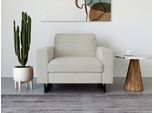 Loveseat HOME AFFAIRE "Pinto 105 cm, Cord, Chenille, Lederoptik", beige (natural), B:105cm H:85cm T:97cm, 90% Polyester, 10% Nylon, Sessel, Loveseat, mit Keder, Metallfüßen und auch in Cord Bezug erhältlich