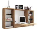 Schreibtisch VCM "Holz Hänge Schreibtisch Wandschreibtisch Teala", braun (honig, eiche), B:115cm T:20cm, Tische, Schreibtisch