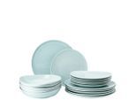 Rosenthal Kombiservice Junto, Salbeigrün, Keramik, 18-teilig, 31.7x28.1x32 cm, DIN EN ISO 14001, DIN EN ISO 9001, Essen & Trinken, Geschirr, Geschirr-Sets, Kombiservice