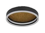 LED-Deckenleuchte Hedi in Schwarz max. 24 Watt Deckenlampe