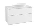 Villeroy und Boch Finion Waschtischunterschrank GA0100GF 100x60,3cm, Emotion, Abdeckplatte white matt, Glossy white lacquer