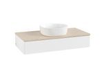Villeroy & Boch Antao Waschtischunterschrank 1000x190x500mm L09113MT mit Beleuchtung mit Struktur FK/AP: MT/3