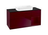 Villeroy und Boch Finion Waschtischunterschrank G712HBHB 120x60,3x50,1cm, Regal rechts Peony, Peony Matt
