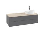 Villeroy & Boch Antao Waschtischunterschrank 1200x360x500mm L23053GK mit Beleuchtung FK/AP: GK/3