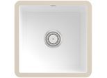 Villeroy und Boch Unterbauspüle 332501KG mit Ablaufgarnitur und Handbetätigung, Snow White