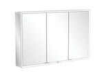 Villeroy und Boch My View Now Spiegelschrank A4571200 120 x 75 x 16,8 cm, LED-Beleuchtung, 3 Türen, Ein-/Ausschalter