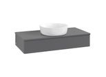 Villeroy & Boch Antao Waschtischunterschrank 1000x190x500mm L09110GK mit Beleuchtung mit Struktur FK/AP: GK/0