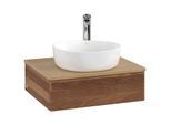 Villeroy & Boch Antao Waschtischunterschrank 600x190x500mm L07151HM mit Beleuchtung mit Struktur FK/AP: HM/1