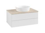 Villeroy & Boch Antao Waschtischunterschrank 800x360x500mm L19113GF mit Beleuchtung mit Struktur FK/AP: GF/3
