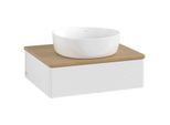 Villeroy & Boch Antao Waschtischunterschrank 600x190x500mm L07111GF mit Beleuchtung mit Struktur FK/AP: GF/1