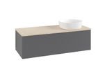Villeroy & Boch Antao Waschtischunterschrank 1200x360x500mm K34113GK mit Struktur FK/AP: GK/3