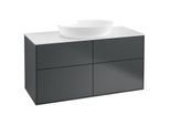 Villeroy und Boch Finion Waschtischunterschrank GA3100HG 120x60,3cm, Emotion, Abdeckplatte white matt, Midnight Blue Matt Lacquer