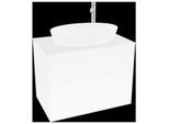 Villeroy und Boch Finion Waschtischunterschrank G87100GF 80x60,3cm, Emotion, Abdeckplatte white matt, Glossy white lacquer
