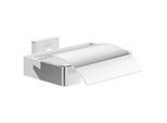 Villeroy und Boch Elements Striking Toilettenpapierhalter TVA15201300061 131x45x115mm, mit Deckel, chrom