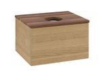 Villeroy & Boch Antao Waschtischunterschrank 600x360x500mm L29112HN mit Beleuchtung mit Struktur FK/AP: HN/2