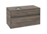 Villeroy und Boch Collaro Waschtischunterschrank C03900RK 100x54,8x50cm, Waschtisch links, Stone Oak