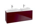 Villeroy und Boch Finion Waschtischunterschrank F84100HB 160x60,3cm, Abdeckplatte white matt, Peony Matt