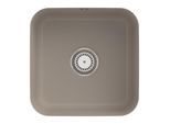 Villeroy und Boch Unterbauspüle 670301AM mit Ablaufgarnitur, Handbetätigung, Befestigungssatz, Almond