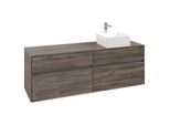 Villeroy und Boch Collaro Waschtischunterschrank C05100RK 160x54,8x50cm, Waschtisch rechts, Stone Oak