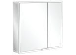 Villeroy und Boch My View Now Spiegelschrank A4558000 80 x 75 x 16,8 cm, LED-Beleuchtung, 2 Türen, mit Sensorschalter