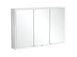 Villeroy und Boch My View Now Einbau-Spiegelschrank A4581200 120 x 75 x 16,8 cm, LED-Beleuchtung, 3 Türen, mit Ein-/Ausschalter