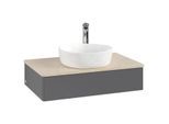 Villeroy & Boch Antao Waschtischunterschrank 800x190x500mm L08053GK mit Beleuchtung FK/AP: GK/3