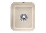 Villeroy und Boch Unterbauspüle 670401AM mit Ablaufgarnitur, Handbetätigung, Befestigungssatz, Almond