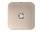 Villeroy und Boch Unterbauspüle 670301FU mit Ablaufgarnitur, Handbetätigung, Befestigungssatz, Ivory