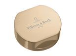 Villeroy und Boch Abdeckkappe 94052503 gold, Edelstahl massiv, rund, für Doppeldrehgriff