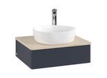 Villeroy & Boch Antao Waschtischunterschrank 600x190x500mm L07153HG mit Beleuchtung mit Struktur FK/AP: HG/3