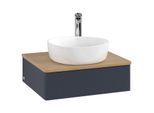 Villeroy & Boch Antao Waschtischunterschrank 600x190x500mm L07151HG mit Beleuchtung mit Struktur FK/AP: HG/1