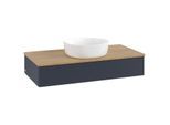 Villeroy & Boch Antao Waschtischunterschrank 1000x190x500mm L09111HG mit Beleuchtung mit Struktur FK/AP: HG/1
