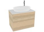 Villeroy und Boch Finion Waschtischunterschrank G87100PC 80x60,3cm, Emotion, Abdeckplatte white matt, Oak Veneer