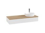 Villeroy & Boch Antao Waschtischunterschrank 1200x190x500mm L12151GF mit Beleuchtung mit Struktur FK/AP: GF/1