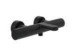 Villeroy & Boch Universal Taps & Fittings Wannen-Thermostat TVT000001000K5 rund, verstellbarer Strahlregler, Wandmontage, matt black