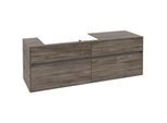Villeroy und Boch Collaro Waschtischunterschrank C02600RK 160x54,8x50cm, Waschtisch links, Stone Oak