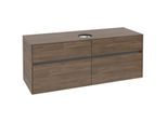 Villeroy und Boch Collaro Waschtischunterschrank C04500VH 140 x 54,8 x 50 cm, Waschtisch mittig, Arizona Oak