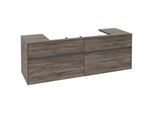 Villeroy und Boch Collaro Waschtischunterschrank C03100RK 160x54,8x50cm, Waschtisch mittig, Stone Oak