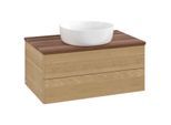 Villeroy & Boch Antao Waschtischunterschrank 800x360x500mm L19012HN mit Beleuchtung FK/AP: HN/2