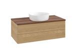 Villeroy & Boch Antao Waschtischunterschrank 1000x360x500mm L20012HN mit Beleuchtung FK/AP: HN/2